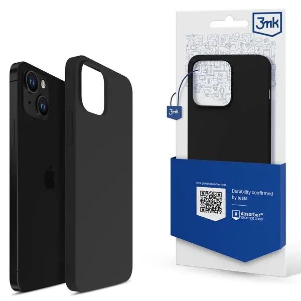 Ochranný kryt 3mk Silicone Case pro Samsung Galaxy A17 5G/4G, černá