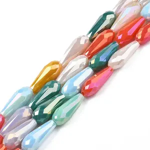 Electroplate Glass Beads Strands