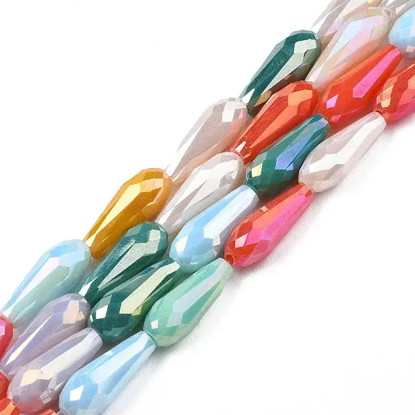 Electroplate Glass Beads Strands