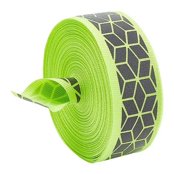 10M Flat Reflective Polyester Grosgrain Ribbon