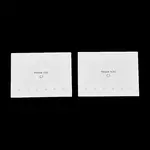 Smiling Face Paper Earrings Necklace Display Cards