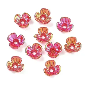 UV Plating Opaque Acrylic Bead Cap