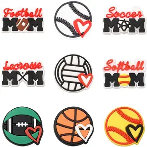 18Pcs 9 Styles PVC Plastic Beads