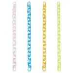 4Pcs 4 Colors Acrylic Cross Chains