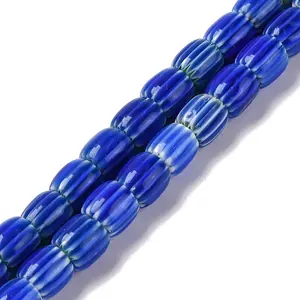 Handmade Lampwork Chevron Beads Strands