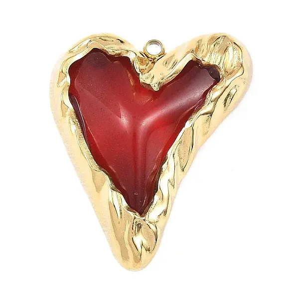 304 Stainless Steel & Glass Pendants