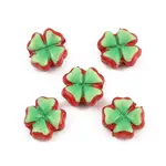 Printed Cinnabar Beads