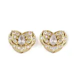 Brass Pave Cubic Zirconia Multi-strand Links