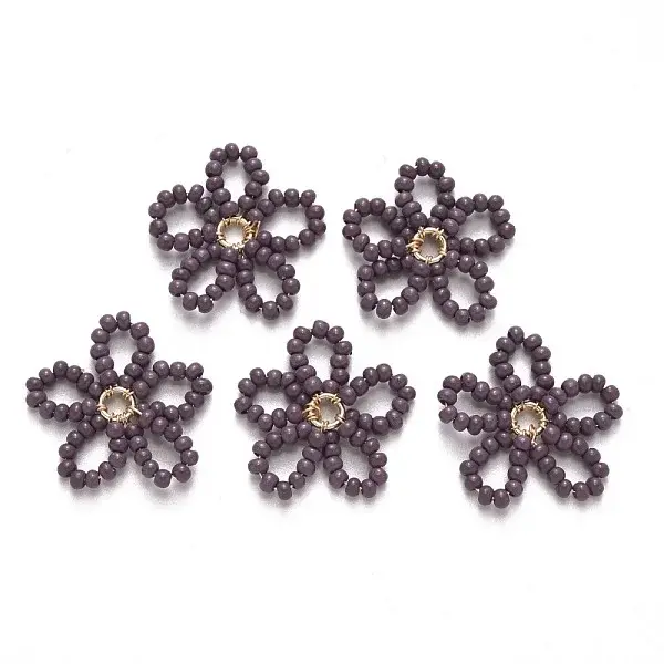 Glass Seed Beads Pendants