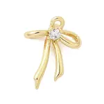 Brass Micro Pave Cubic Zirconia Pendants