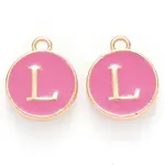 Golden Plated Alloy Enamel Charms