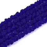 Frosted Transparent Glass Beads