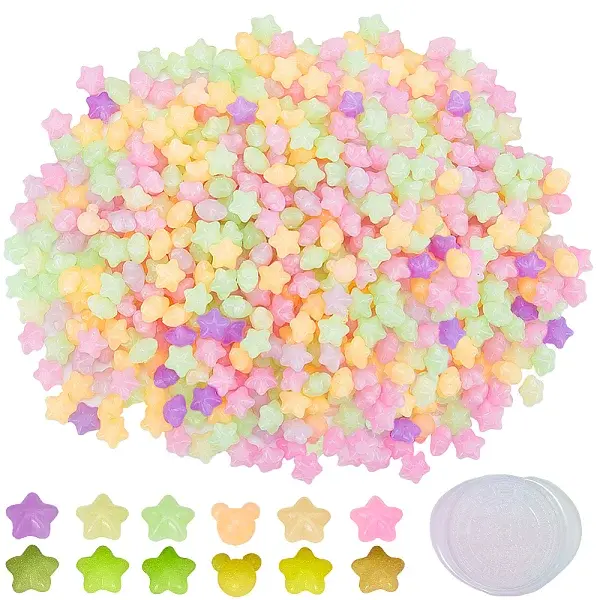 400Pcs Star Luminous Sealing Wax Particles