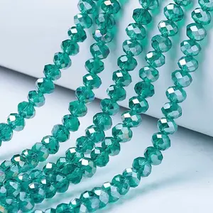 Electroplate Glass Beads Strands