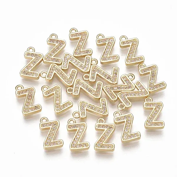 Brass Cubic Zirconia Charms