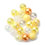 20Pcs 10 Colors Transparent & Opaque Acrylic Beads