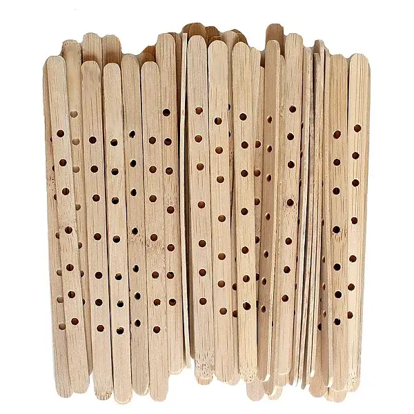 Wooden Candle Wick Holder