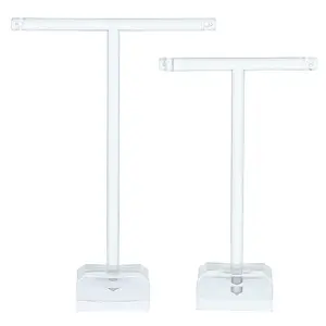 T Bar Organic Glass Earring Display Stand