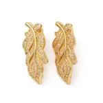 Brass Micro Pave Cubic Zirconia Twister Clasps