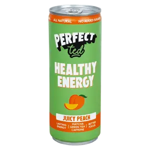 PERFECTTED Healthy matcha energy drink broskev 250 ml