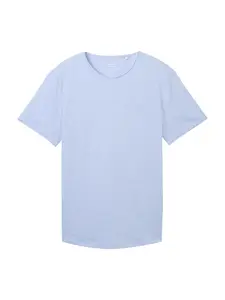 TOM TAILOR DENIM Tričko  nebesky modrá