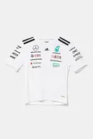 Dětské tričko adidas Performance MER DR bílá barva, s potiskem, JX5803