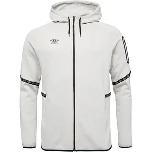 Umbro TERRACE FULL ZIP HOODIE Pánská mikina, šedá, velikost