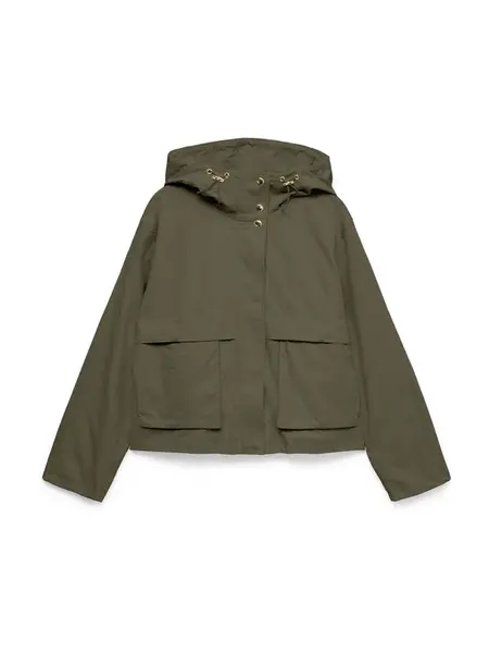 Vero Moda Petite Prechodná parka  olivová