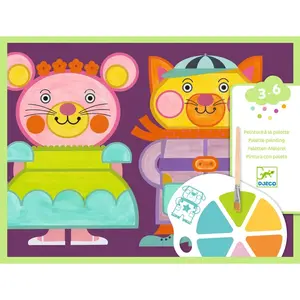 Malování s paletou Rozkošná zvířátka