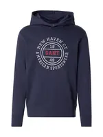 GANT Mikina  tmavomodrá / červená / biela