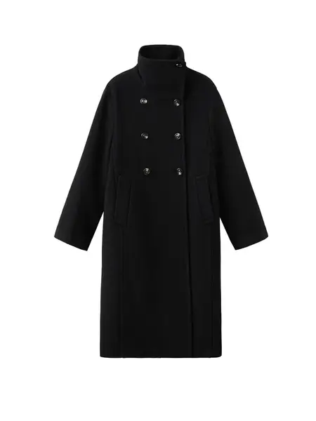 MANGO Prechodný kabát 'MAREA'  čierna