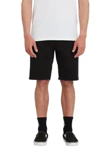 Volcom pánské kraťasy Solver Denim Short Black Out | Černá | Velikost 38 | 100% bavlna