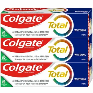 COLGATE Total Whitening Zubní pasta 3 x 75 ml