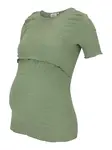 Only Maternity Tričko 'OLMCalia'  nefritová