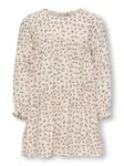 Only Mini Šaty 'KMGThyra'  krémová / tmavozelená / ružová / červená