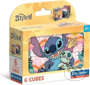 Obrázkové kostky Stitch (6 kostek)