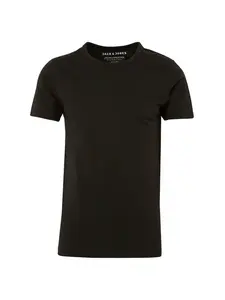 JACK & JONES Tričko  čierna