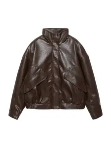 Pull&Bear Prechodná bunda  čokoládová