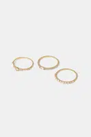 Pozlacený prsten Aldo MARVELLOUS 3-pack 13995106