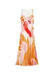 Desigual Šaty  oranžová / ružová / červená