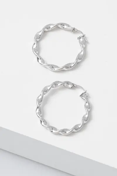 Stříbrné náušnice Answear.LAB