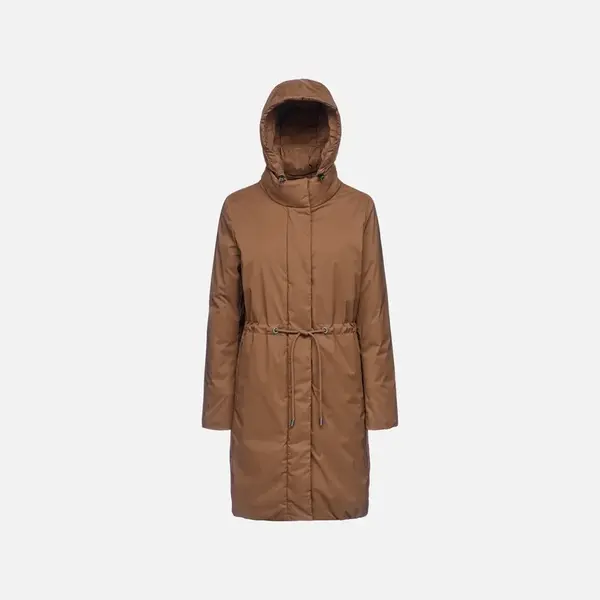 Brown Women's Coat Geox Eleana - Women's