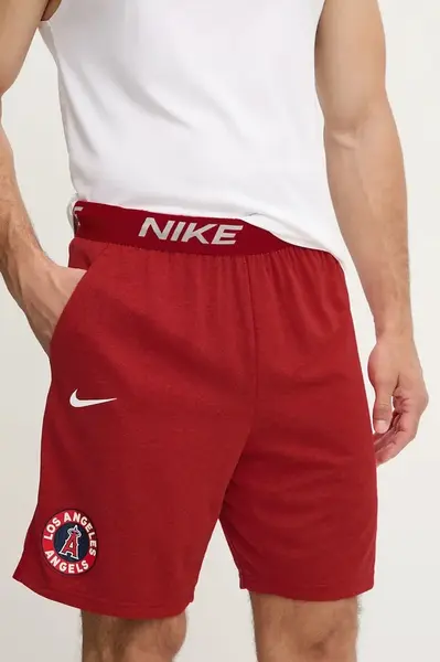 Tréninkové šortky Nike Los Angeles Angels pánské, červená barva, 015E-163N-ANG-RLY