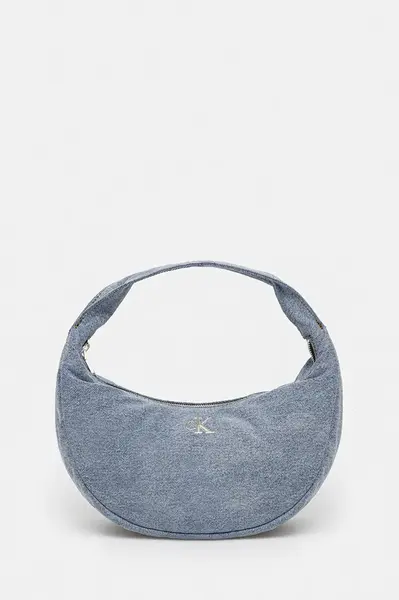 Džínová taška Calvin Klein modrá barva, LV04F3207G