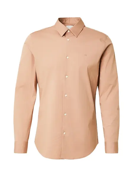 Calvin Klein Košeľa  svetlohnedá