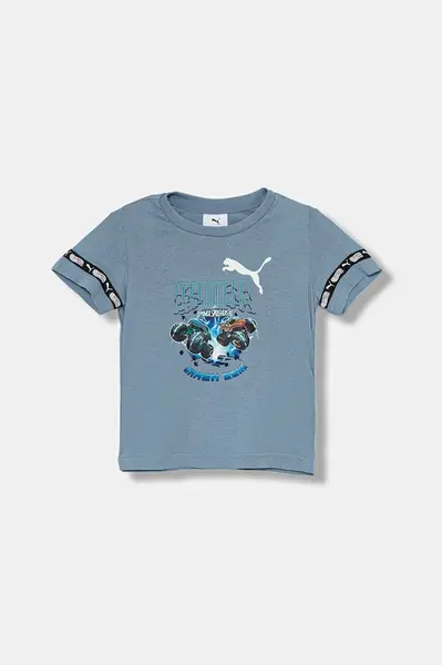 Dětské bavlněné tričko Puma PUMA X HOT WHEELS Graphic Tee