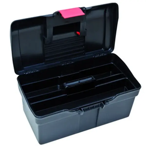 MAGG Plastový kufr na nářadí 514 x 280 x 260 mm, 1 přihrádka a 2 zásobníky