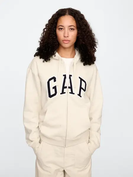 GAP Zipper Sweatshirt with Logo - Ladies