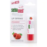 Sebamed Sensitive Skin Lip Defense ochranný balzam na pery SPF 30 Strawberry 4.7 g