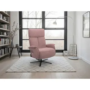 Sit & More RELAXAČNÍ KŘESLO, textil, lilková